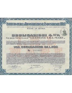 ISTITUTO PER LA RICOSTRUZIONE INDUSTRIALE 1 OBBL. 4,50% - 1937