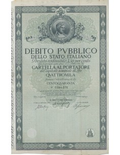 CARTELLA 4000 LIRE INTERESSE 3,50 % ITALIA 1948