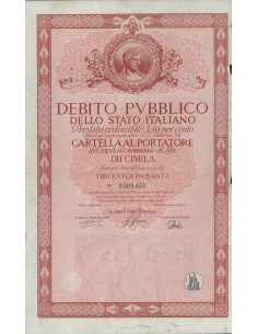 CARTELLA 10000 LIRE INTERESSE 3,50 % ITALIA 1962