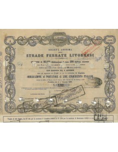 STRADE FERRATE LIVORNESI SOC. AN. - 1 OBBL. 1860