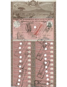 LAVORI PEL RISANAMENTO DELLA CITTA' DI NAPOLI - 1 OBB. ROMA 1894