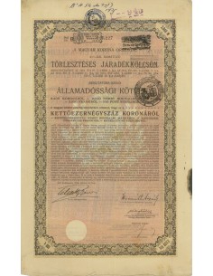 MAGYAR KORONA ORSZAGAI - 2400 KORONAROL - BUDAPEST 1914