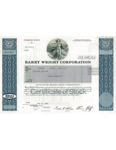 BARRY WRIGHT CORPORATION - 100 AZIONI - 1980
