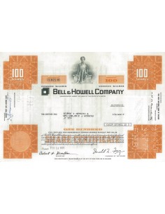 BELL E HOWELL COMPANY - 100 AZIONI - 1975