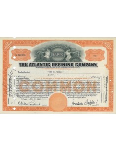 THE ATLANTIC REFINING COMPANY - 50 AZIONI - 1952