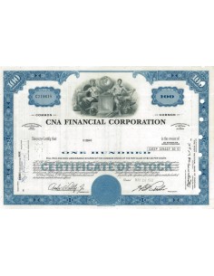 CNA FINANCIAL CORPORATION - 100 AZIONI - 1972