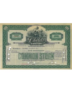 CHILDS COMPANY - 100 AZIONI - 1931