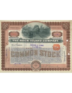 THE ROCK ISLAND COMPANY - 10 AZIONI - 1910