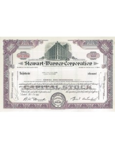 STEWART-WARNER CORPORATION - 100 AZIONI - 1967