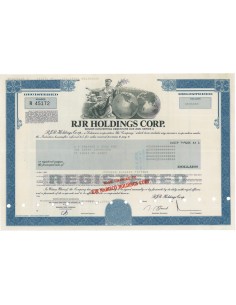 RJR HOLDINGS CORP. - 350 DOLLARI - 1990