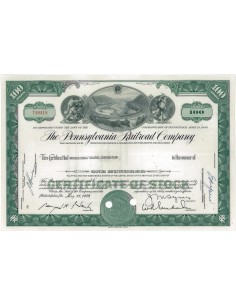 THE PENNSYLVANIA RAILROAD COMPANY - 100 AZIONI - 1959