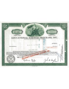 EDUCATIONAL SCIENCES PROGRAMS, INC. - 1 AZIONE - 1974