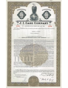 J.I. CASE COMPANY - 500 DOLLARI - 1990