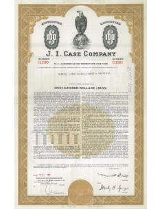 J.I. CASE COMPANY - 100 DOLLARI - 1976
