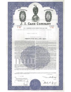 J.I. CASE COMPANY - 25 DOLLARI - 1965
