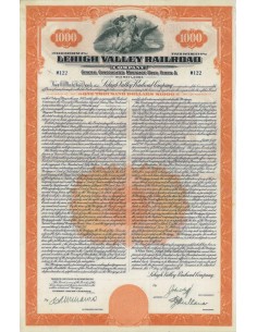 LEHIGH VALLEY RAILROAD -1000 DOLLARI - SERIE A - 1949