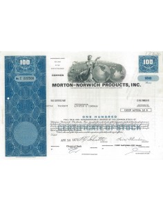 MORTON-NORWICH PRODUCTS, INC. - 100 AZIONI - 1971