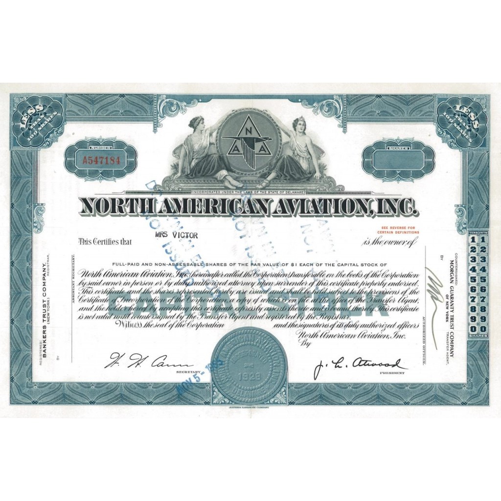 NORTH AMERICAN AVIATION, INC. - 1985