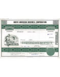 NORTH AMERICAN ROCKWELL CORPORATION - 20 AZIONI 1969