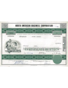 NORTH AMERICAN ROCKWELL CORPORATION - 50 AZIONI 1969