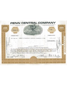 PENN CENTRAL COMPANY - 50 AZIONI - 1970