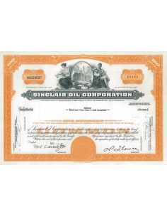 SINCLAIR OIL COMPANY - 100 AZIONI - 1967