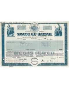 STATE OF HAWAII - 5000 DOLLARI - 1983