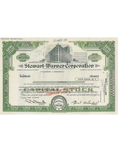 STEWART-WARNER CORPORATION - 3 AZIONI - 1981