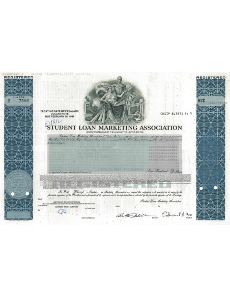 STUDENT LOAN MARKETING ASSOCIATION - 25000 DOLLARI - 1988