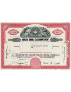 SUN OIL COMPANY - 1 AZIONE - 1958