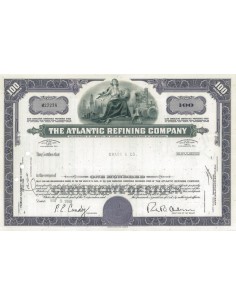 THE ATLANTIC REFINING COMPANY - 100 AZIONI - 1966