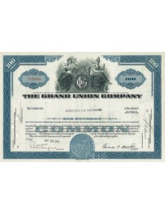 THE GRAND UNION COMPANY - 100 AZIONI - 1963
