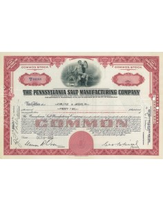 THE PENNSYLVANIA SALT MANUFACTURING COMPANY - 25 AZIONI - 1952