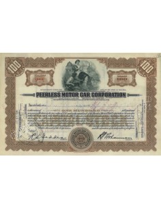 PEERLESS MOTOR CAR CORP. - 10 AZIONI - 1930