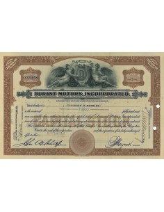 DURANT MOTORS, INCORPORATED - 3 AZIONI - 1931