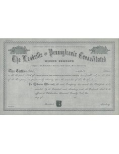 THE LEADVILLE PENNSYLVANIA CONSOLIDATED - AZIONI
