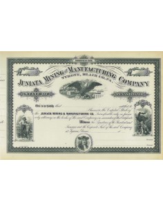 JUNIATA MINING AND MANUFACTORING COMPANY - AZIONI