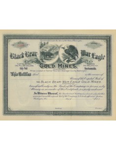 BLACK BEAR-WAR EAGLE GOLD MINES - AZIONI