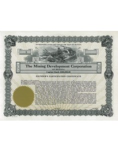 THE MINING DEVELOPMENT CORPORATION - 5 AZIONI