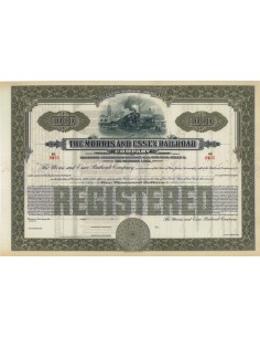 THE MORRIS AND ESSEX RAILROAD - 100 DOLLARI - 1975