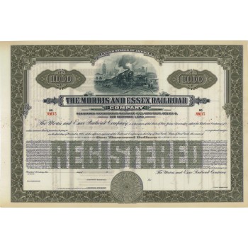 THE MORRIS AND ESSEX RAILROAD - 100 DOLLARI - 1975