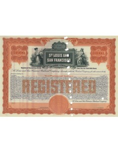 ST. LOUIS-SAN FRANCISCO RAILWAY COMPANY - 10000 DOLLARI - 1927