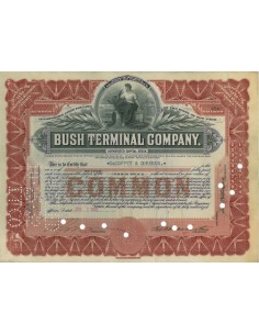 BUSH TERMINAL COMPANY - 5 AZIONI - 1932
