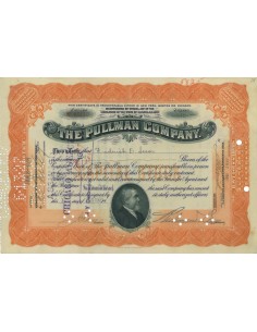 THE PULLMAN COMPANY - 10 AZIONI - 1921