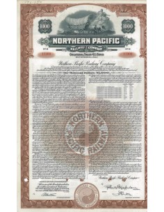 NORTHERN PACIF RAILWAY COMPANY 1000 DOLLARI - 1954