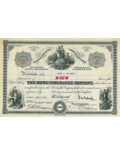 THE HOME INSURANCE COMPANY - 30 AZIONI 1956