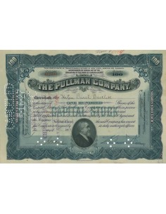 THE PULLMAN COMPANY - 100 AZIONI - 1920