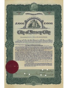 CITY OF JERSEY CITY - 1000 DOLLARI - 1903