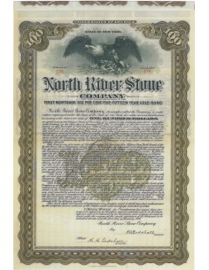 NORTH RIVERS STONE COMPANY - 100 DOLLARI - 1910