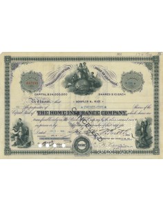 THE HOME INSURANCE COMPANY - 25 AZIONI 1931